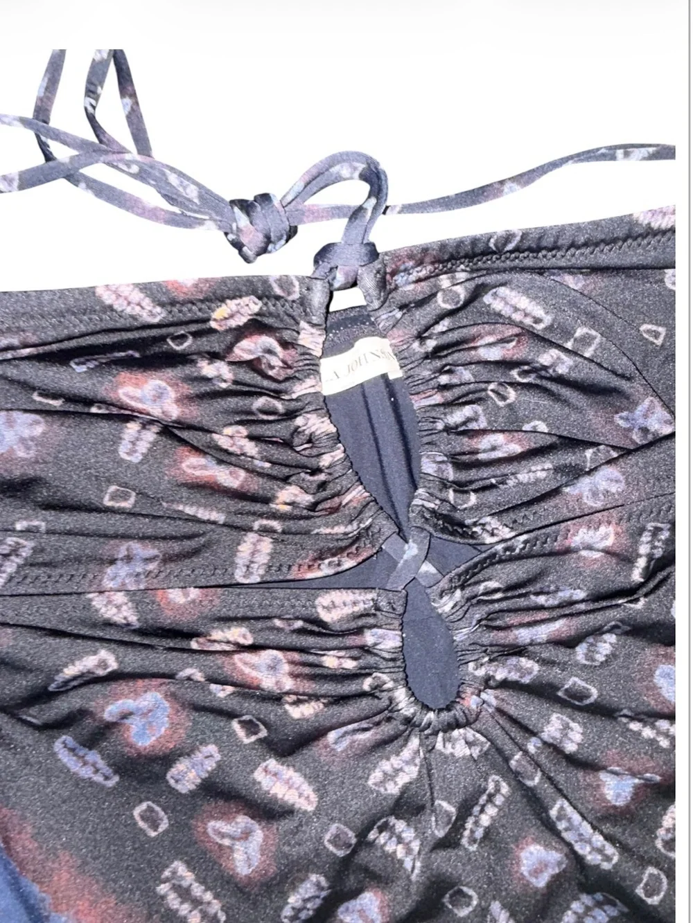 SALE $190😍 Ulla Johnson Ruched One Piece Swimsuit NWT  L Designer Swimwear